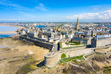 Beautiful View Of The City Of Privateers - Saint Malo In Brittany, France