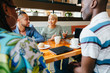 © Gerald Carter/Creative Flame - Coworkers talking in meeting