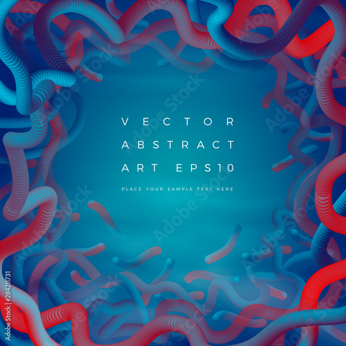 Vector Abstract Frame Background Banner Poster Design Template