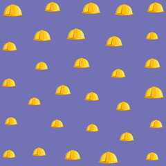 Sticker - construction helmet construction tools background pattern