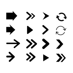 Poster - set of original arrows