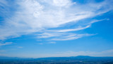 Fototapeta Łazienka - 【写真素材】 青空　空　雲　夏の空　背景　背景素材　8月　コピースペース　