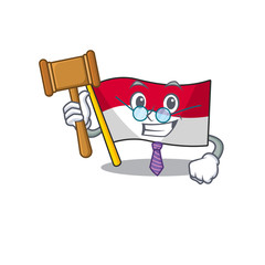 Sticker - judge flag indonesia isolated in the mascot