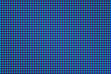 Extreme closeup of digital display with visible pixels