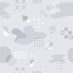 Seamless Pattern - Grey Shape