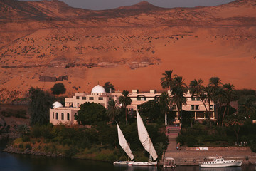 Wall Mural - Egypt, Aswan, View of club Mediterranean