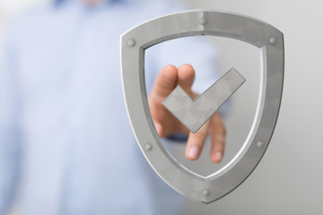 security data code digital in hand