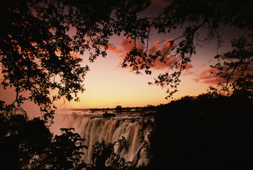 Poster - Africa, Zambia side, Victoria Falls