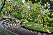 Amphitheater In Ubud Monkey Forest On Bali, Indonesia