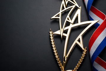 Wall Mural - gold championship or winners trophy