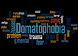 © kalpis - Domatophobia fear of houses word cloud concept 3