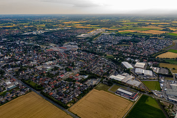 Stadt Vechta in Niedersachsen aus der Luft