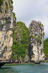 Wall Mural - Karst formation, Cat Ba national park, Cat Ba Island, Vietnam