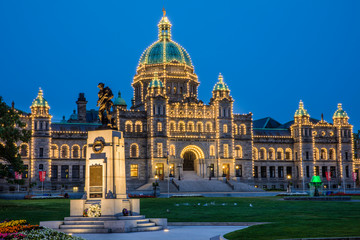 Wall Mural - Parliament Building in Victoria, British Columbia, Canada