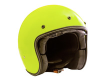 Motorcycle Helmet Isolated On White Background,