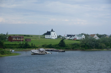 Wall Mural - Canada, Nova Scotia, Cape Breton Island, Cabot Trail. Gulf of St. Lawrence.