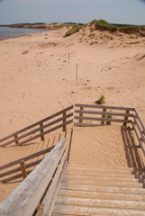 Wall Mural - Canada, Prince Edward Island. National Park, Maritime Plain National Region. Greenwich Peninsula, Cavendish Coastal dunes & beach area.