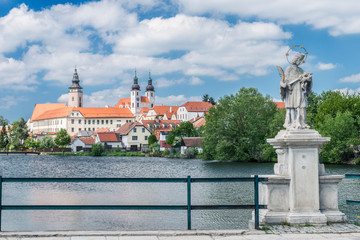 Sticker - Czech Republic, Moravia, Telc Old Town.