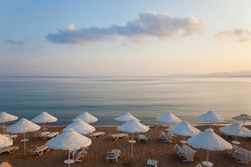 Poster - Beach at Pefkos, near Lindos, Lardos Bay, Rhodes, Greece