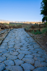 Poster - North gate, Naturalistic archaeological park of Vulci, Etruscan city, Vulci, Province of Viterbo, Latium, Italy