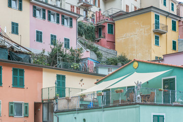 Canvas Print - Italy, Cinque Terre, Manarola