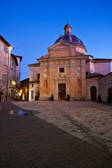 Canvas Print - Evening Light on Convento Chiesa Nuova