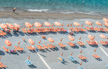 Wall Mural - Italy, Amalfi Coast, Positano Beach