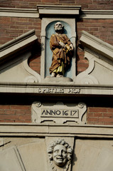 Sticker - The Netherlands (aka Holland), West Friesland, Hoorn. St. Peter's House c. 1617.