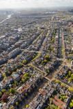 Fototapeta Miasta - Amsterdam, Netherlands. Aerial view of the Old City Center