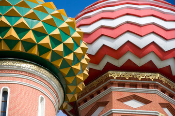 Wall Mural - Russia, Moscow, Red Square. St. Basil's Cathedral (aka Pokrovsky Sobor or Cathedral of the Intercession of the Virgin on the Moat).