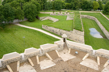 Wall Mural - Spain, Pamplona (aka Iruna). Historic city walls.