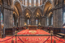 UK, Scotland, Glasgow, Glasgow Cathedral (St. Mungo Cathedral) Interior Constructed In The 12th Century