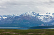 Southeast Alaska. Tangle Lakes and Alaska Range from Denali Highway