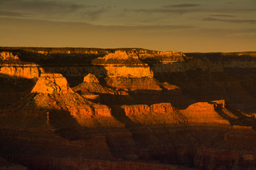 Sticker - Sunset, Hopi Point, South Rim, Grand Canyon National Park, Arizona, USA