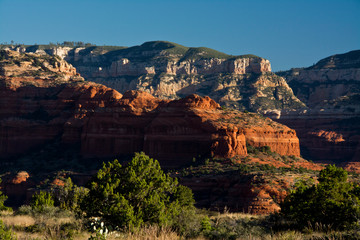 Poster - Aerial View, Red Rock Country, Sedona, Coconino National Forest, Arizona, USA