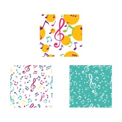 Canvas Print - Music seamless background