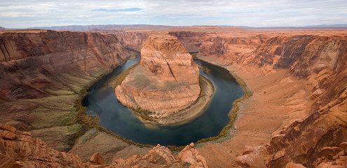 Wall Mural - AZ, Arizona, Page, Horseshoe Bend, of the Colorado River