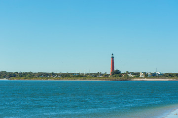 Wall Mural - USA, Florida, Ponce Inlet, Ponce de Leon Inlet Lighthouse, Indian River Lagoon.