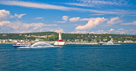 Poster - A view of Round Island Passage Light Station