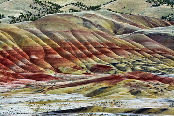 Sticker - Painted Hills, John Day Fossil Beds National Monument, Mitchell, Oregon, USA