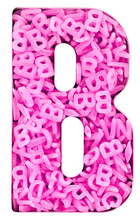 Candy Pink Letter B