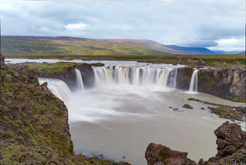 Canvas Print - Godafoss Waterfall Iceland