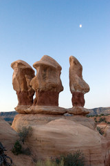 Poster - USA - Utah. Devil's Garden off Hole-in-the-Rock Road in Grand Staircase - Escalante National Monument.