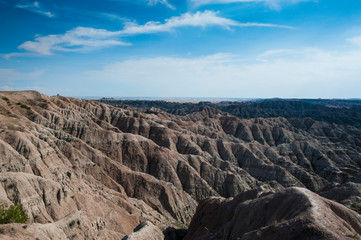 Canvas Print - Badlands National Park, South Dakota, USA