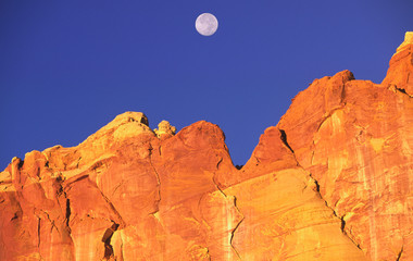 Sticker - Sandstone escarpment Capitol Reef National Park, Utah, USA