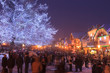 Christmas Lighting Festival, Leavenworth, Bavarian Alpine Village, Eastern Washington State, USA