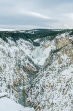 USA, Wyoming, Yellowstone National Park, Lower Yellowstone Falls