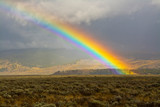 Fototapeta Tęcza - Rainbow, Glacier View, Shadow Mountains, Grand Teton National Park, Wyoming, USA