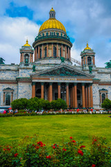 Poster - Saint Petersburg, Russia - August, 13, 2019: Saint Isaac Cathedral in Saint Petersburg, Russia