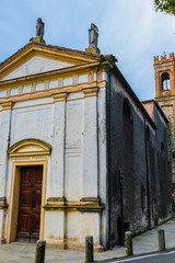 Poster - Monselice, Italy - July, 14, 2019: Catholic cathidral in Monselice, Italy